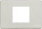 BTicino 503/23A/X Placca Magic 2 Posti, Ossido