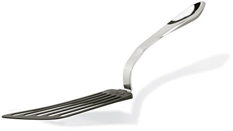 All-Clad K0401464 Pfannenwender, Edelstahl, antihaftbeschichtet, flexibel, 34 cm, silberfarben