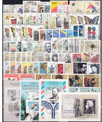 Goldhahn BRD Bund Jahrgang 1991 gestempelt komplett Briefmarken für Sammler