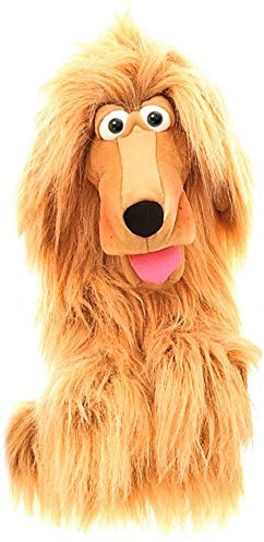 Living Puppets Handspieltier Lulu, die Hundedame in 40cm Größe, überzeugt mit angenehm weichem Material, das zum Kuscheln einlädt.