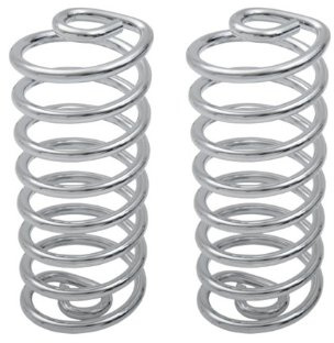Motorcycle Solo Seat 5 Cylinder Springs (Pair) - Chrome