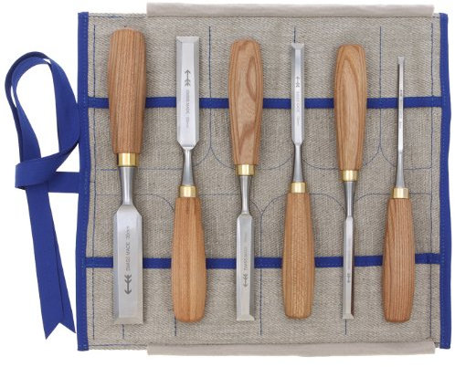 Pfeil Paring Chisel, 6 Piece Set In Tool Roll