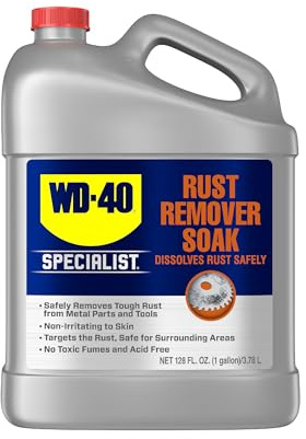 WD-40 Specialist Rust Remover Soak, One Gallon