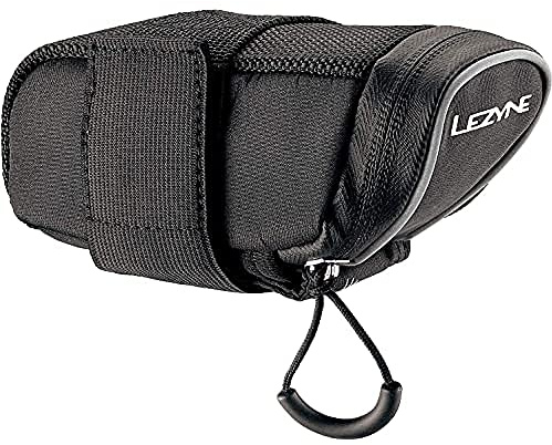 Lezyne Sattel Trainer Laufradtasche Satteltasche Micro Caddy, Schwarz, 45.5 x 34.0 x 26.5 cm, 0.23 Liter, 1-SB-CA-V1MCSQR04