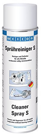 WEICON Sprühreiniger S 500 ml | Reiniger und Entfetter für Metall, Glas, Keramik und Kunststoff