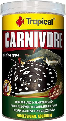 Tropical Carnivore - Futter für große, fleischfressende Fische (Rochen, Raubwelse), 1er Pack (1 x 1 l)