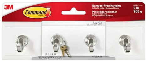 Command HOM-18Q-ES Key Rail, 0, Quartz
