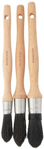 Hamilton Prestige Pure Bristle Sash Paint Brush | Pack of 3