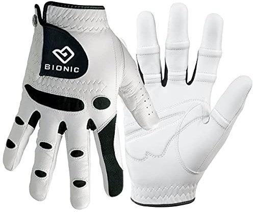 BIONIC StableGrip - Golf-Handschuh für Herren M Weiß