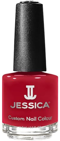 JESSICA Custom Colour Nail Polish | Award-Winning Polish | Strengthening Formula, Long Lasting Nail Varnish | Chip-Resistant & Hard-Wearing for Salon-Quality Finish | Royal Red | 14.8ml