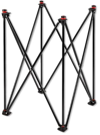 Uber Games Carrom Tisch - Top Qualität Carrom Ständer für alle Carrom Boards - ohne Brett nur Tisch inkl. Tasche - Faltbar - Tragetasche - Metall - Top