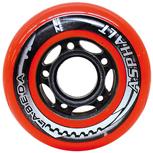 Labeda Gripper Asphalt Rollen 4er Set Profi Outdoor Rolle (80 mm)