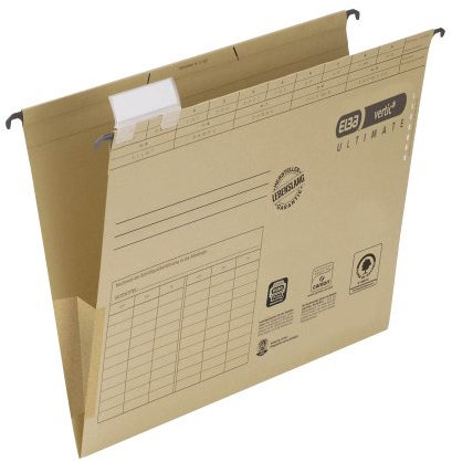 25 ELBA Hängetaschen vertic ULTIMATE / naturbraun / DIN A4 / 240 g/m²
