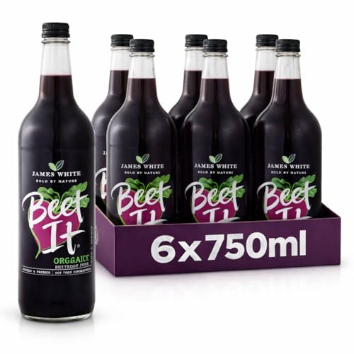 Beet It Organic Beetroot Juice 750ml (Pack of 6) | Vegan, organic, Picked and Pressed beetroot juice, No Added Sugar, 6 x 750ml