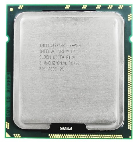 Intel Core ® ™ i7-950 Processor (8M Cache, 3.06 GHz, 4.80 GT/s ® QPI) 8Mo Smart Cache processeur - Processeurs (3.06 GHz, 4.80 GT/s Intel® QPI), Intel® Core™ i7, 3,06 GHz, Socket B (LGA 1366), 45 nm, i7-950, 4,8 GT/s)
