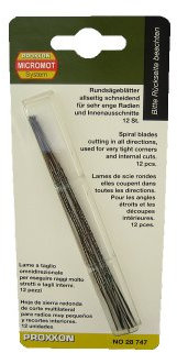 Proxxon 28747 Lame a taglio omnidirezionale in Lega di acciaio, confezione da 12 pezzi