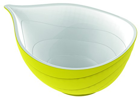 'zakdesigns 2263 – 0321 – Ensaladera cebollas, 18 cm, melamina, Oro/Blanco