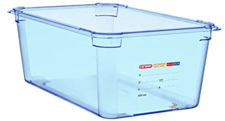 Araven GP591 ABS GN 1/1 contenitore per alimenti, 200 mm x 530 mm x 325 mm, blu