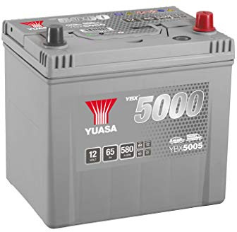 YUASA Batterie 65, Ah 580, A/EN YBX5005 L 232mm B 175mm H 225mm Compatible avec NISSAN Qashqai/Qashqai +2 I J10, NJ10, SUZUKI JIMNY FJ, TOYOTA RAV 4 III ACA3, ACE, ALA3, GSA3, ZSA3, HYUNDAI
