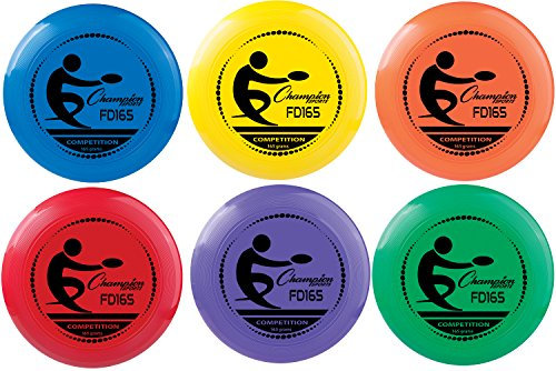 Champion Sports Wettkampf-Fliegenscheiben aus Kunststoff, 27,9 cm Durchmesser, einzeln verkauft Scheibe, Sortiert, Einheitsgröße