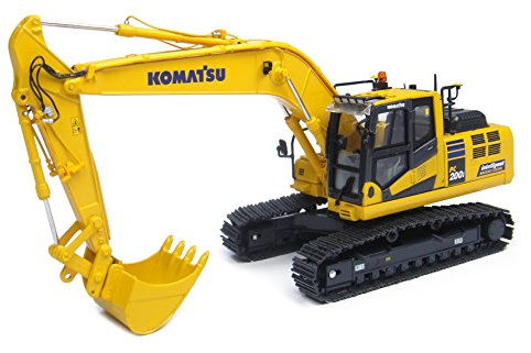 Universal Hobbies - UH8107 - Pelle - Komatsu Pc200I-10 - Intelligent Machine Control - Echelle 1/50 - Jaune