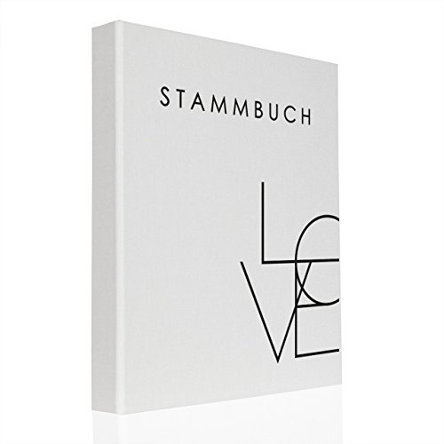 Hochzeitideal Stammbuch der Familie Serie Love A5 weiß