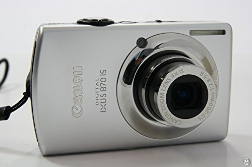 Canon Digital IXUS 870 IS, Silver - Cámara Digital Compacta 10 MP