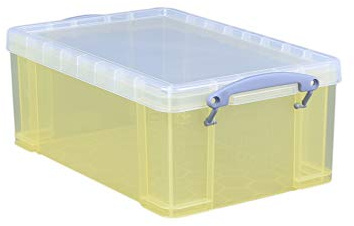Really Useful Box 9 Litre Transparent Yellow