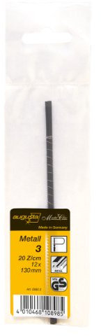 Augusta-Heckenrose Laubsäge-Ersatzblätter 130mm 12 Stk. I Laubsägeblätter für Metall mit feiner Zahnung I Ersatzblätter für Laubsägebogen