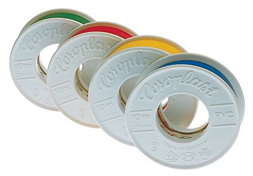 Isolierband grün B.15mm L.10m säurebeständig COROPLAST, 20 Stück