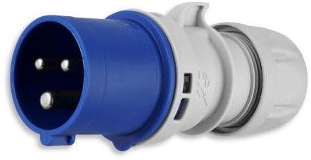 REV Caravan, CEE Stecker 3-polig (1PH+N+PE) IP44, 230V 16A, blau