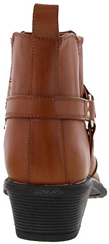 US Brass Herren Eastwood Cowboy-Stiefel/Cowboy-Stiefelette/Westernstiefel (43 EU) (Schwarz)