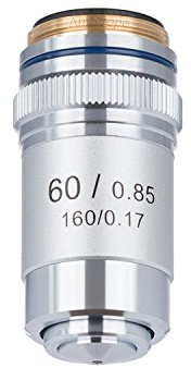 AmScope A60 X -v300 60 x microscopio acromática objetivo para microscopio compuesto