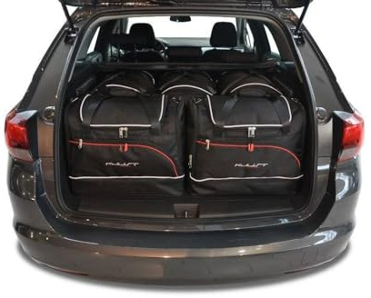 KJUST Dedizierte Reisetaschen 5 stk kompatibel mit OPEL ASTRA TOURER K (B16) 2016-2021