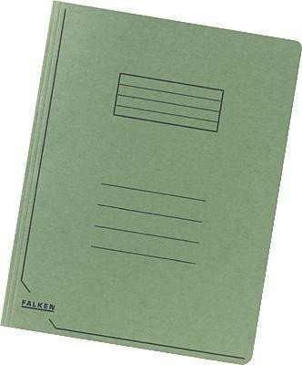 Falken 80004161 Einschlagmappe, Manilakarton für A4, 320g/qm, grün