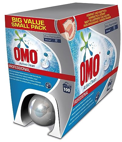 Omo Professional 7514769 - Detergente líquido con medidas, 7.5 l, 100 lavados