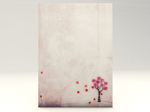 Briefpapier | Verträumter Herbst | 20 Blatt Herbstliches Motivpapier DIN A4