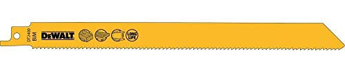 DeWalt DT2400-QZ - Hoja de sierra sable bi-metal, longitud: de 225 mm, paso de diente de 2,5 mm