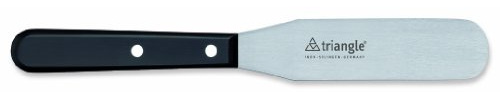 triangle Streichpalette 15 cm – Edelstahl, Made in Solingen/Germany | Classic genietet, Flexibel geschliffene Tortenpalette mit genietetem ABS-Griff – rostfreier Stahl, funktionspoliert