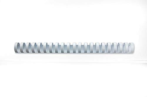 GBC 334935 Kunststoff-Binderücken 21 Ringe 225 Blatt A4 25 mm 50 Stück weiß