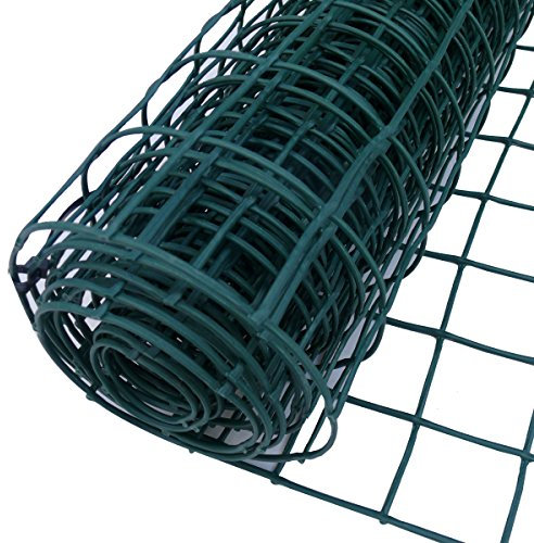 Suregreen Plastic Mesh Fencing | 0.5m x 5m | 50mm Hole | Green | Garden Fencing Mesh, Netting For Garden Fences, Plant Support, Tree Guards, Reusable Plastic Mesh For Climbing Plants, Vegetables, Pets