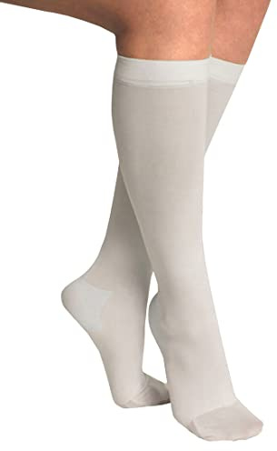 ITA-MED Anti-Embolism Knee High Stockings for Men & Women, Light Compression Socks (18 mmHg), Medical Orthopedic Support Stockings for Varicose Veins, Edema, Swelling, Soreness, Pain, & Aches, Medium