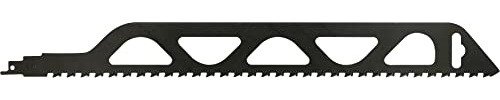 kwb Säbelsägeblätter für Steinbearbeitung, HM Hartmetallzähne, Hochlegierter Stahl, stabile Zahn-Verbindung und Blattgeometrie, 1/2'' Universal-Schaft, 455 mm Blattlänge