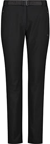 CMP Damen Outdoor Hose 3T59036 Nero, D38, Schwarz