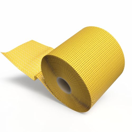 Horn Medical Horn-Haft krepp color - Kohäsive Fixierbinde, weich, rutschfest, hautverträglich, selbsthaftend, Gelb (8 cm x 20 m)