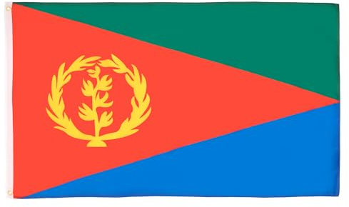 AZ FLAG Drapeau Erythrée 150x90 cm Érythréen Polyester 100D 2 Œillets