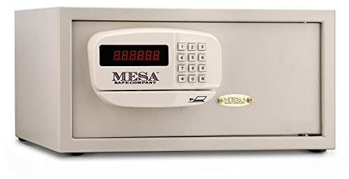 Mesa Safe Company Model MHRC916E Residential and Hotel Electronic Burglary Safe, Cream