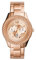 Fossil Damenuhr Stella, QuarzMultifunktionswerk, 38 mm RoségoldEdelstahlgehäuse mit Edelstahlarmband, ES3590