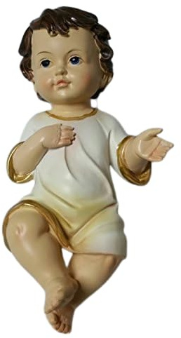 PUNTO CASA Jesus' Krippenfigur für Kinder, Länge: 15 cm, Breite: 7,8 cm, 25419