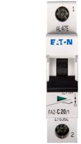 Eaton MCB Leitungsschutzschalter Typ C, 1-polig 20A 230V, Abschaltvermögen 10 kA xEffect DIN-Schienen-Montage